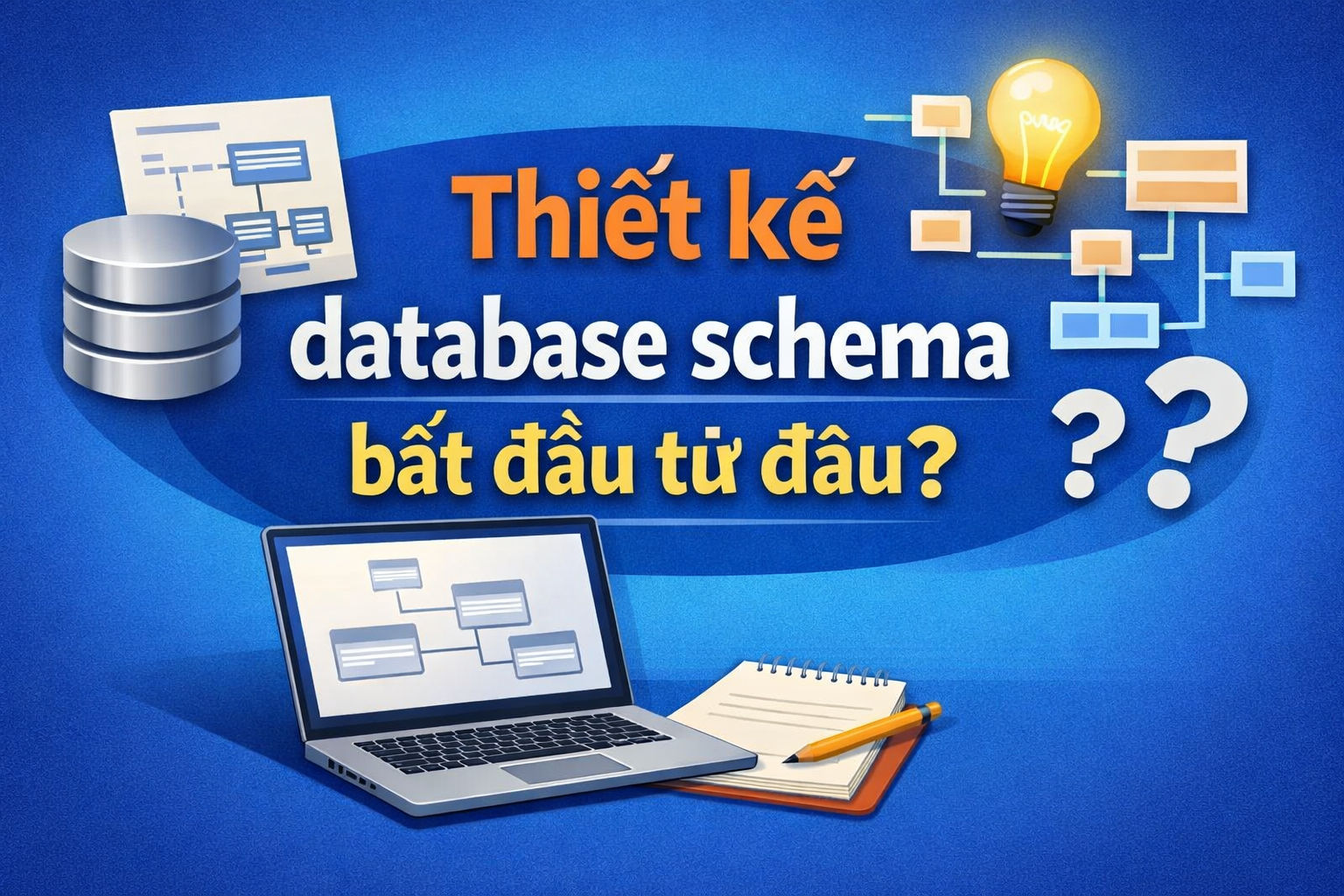 Thiết kế database schema bắt đầu từ đâu?