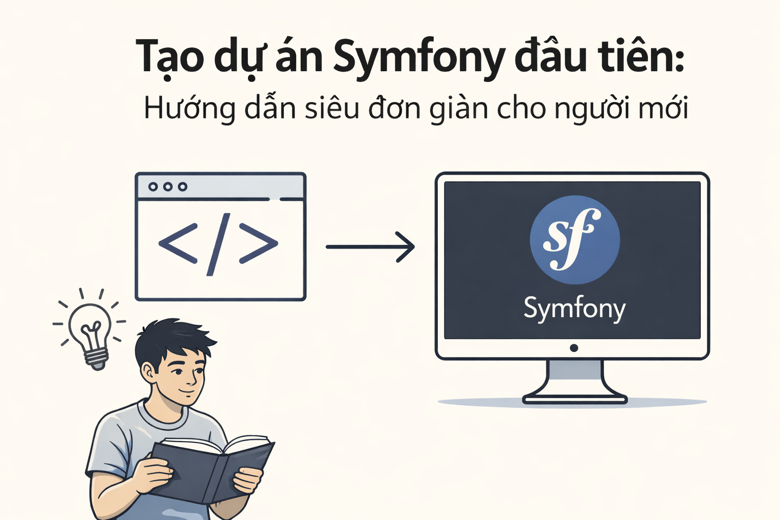Tạo dự án Symfony đầu tiên: Hướng dẫn siêu đơn giản cho người mới